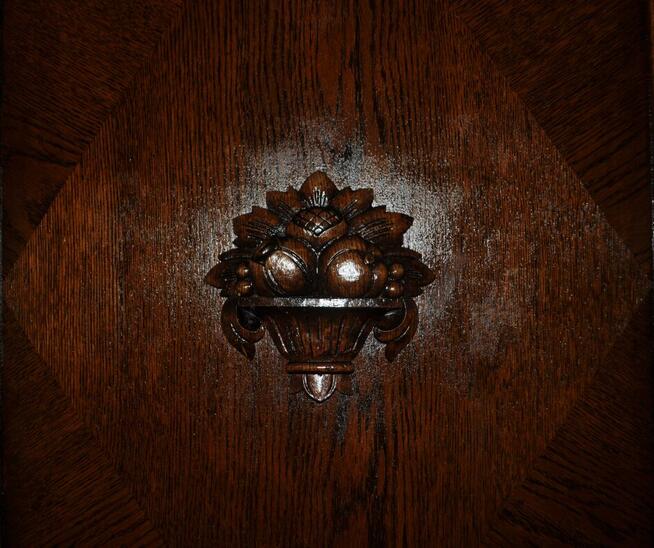 stara komoda rzeźbiona bufet antyk