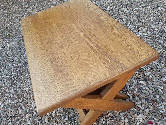 Stoliki Trojaki Kwietniki Stolik Kwietnik Dębowe Zestaw 3szt