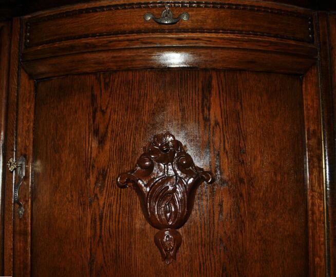 stara komoda rzeźbiona bufet antyk