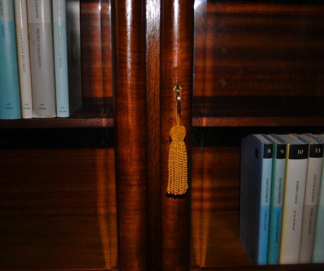 stara witryna biblioteka komoda antyk