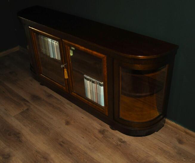 stara witryna biblioteka komoda antyk