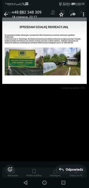 Działka rekreacyjna