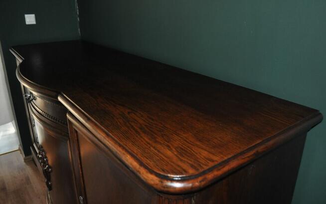 stara komoda rzeźbiona bufet antyk