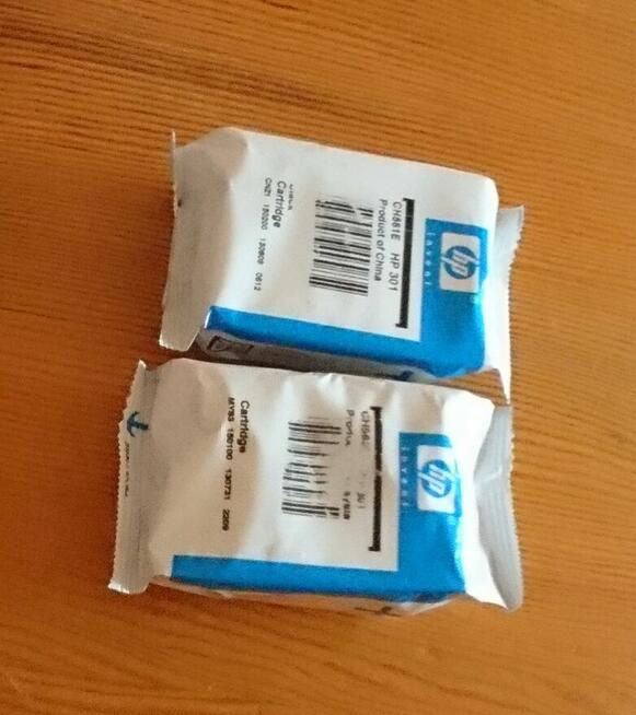 Tusz hp czarny i kolor nowy oryginal