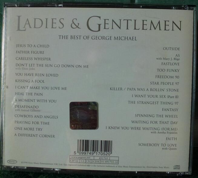 Album - dwie płyty CD - George Michael ladies&gentlemen