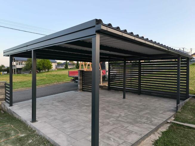 Nowoczesne wiaty samochodowe