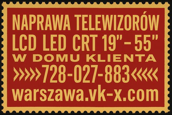 Naprawa Telewizorów Warszawa 728-027-883 Serwis TV