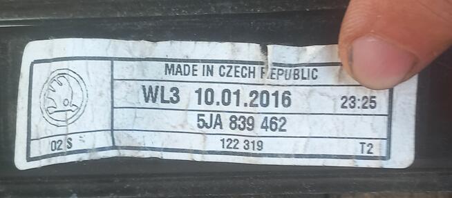 SKODA podnośnik szyby 5JA839462