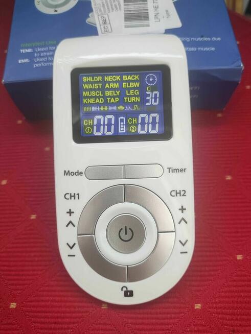 Elektrostymulator mięśni EMS nerwów TENS Masażer do Masażu