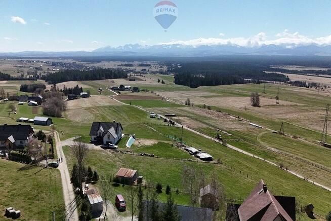 Działka z pięknym widokiem na Tatry w Jabłonce