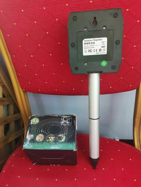 Odstraszacz zwierząt na Koty Szczury Ptaki Dzik solarny