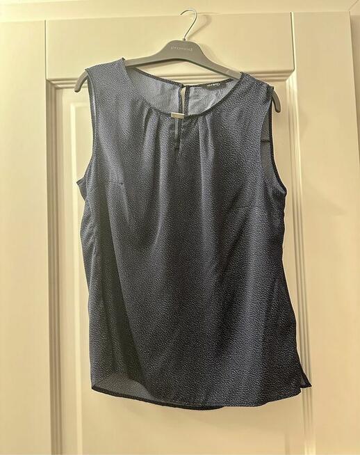 Bluzeczka ORSAY - Elegancka - Granat - Rozmiar 40/L