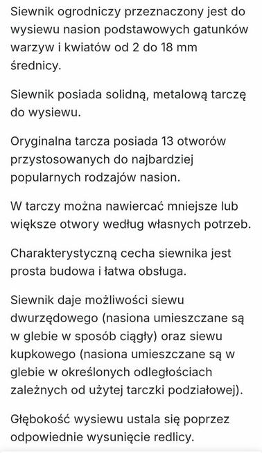 Siewnik dwurzędówka