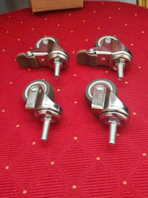 Kółka Meblowe obrotowe hamulec do mebli stołu fotela szafki