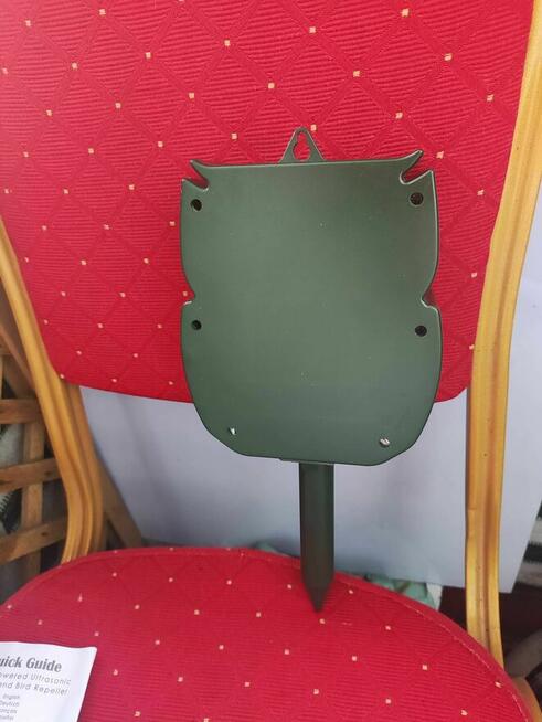 Odstraszacz Solarny ultradźwiękowy zwierząt na ptaki krety