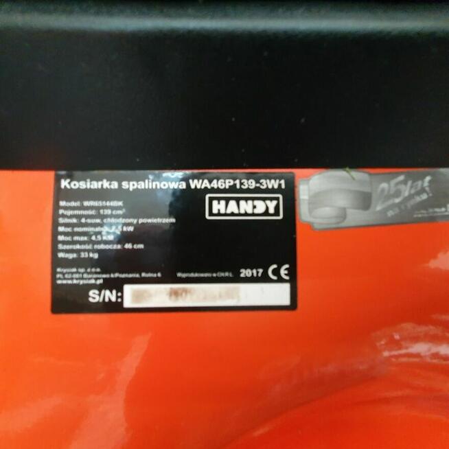 Kosiarka spalinowa wloska po serwisie 4,5km