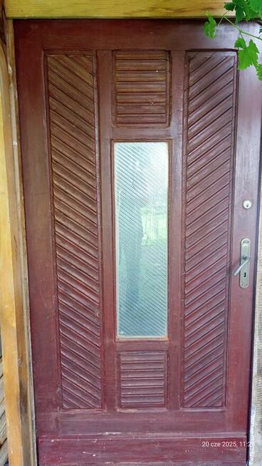 Drzwi z ościeżnicą do altanki lub garażu