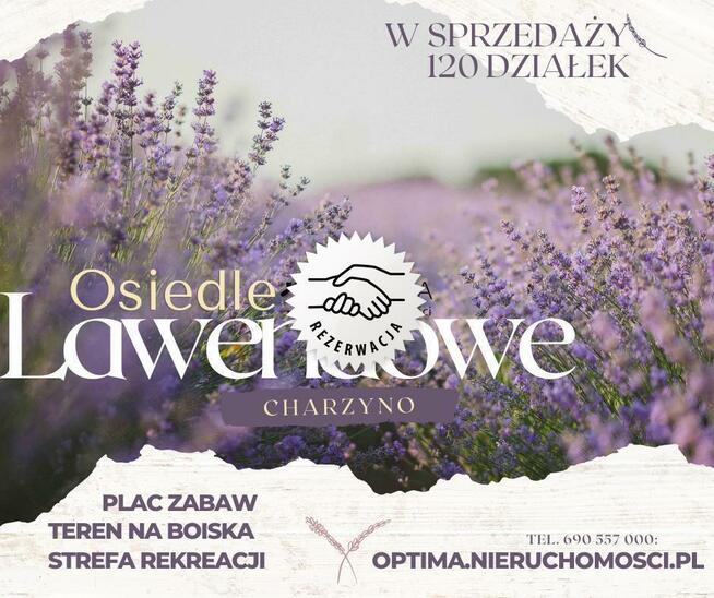 Działka Charzyno gm. Siemyśl, Lawendowa