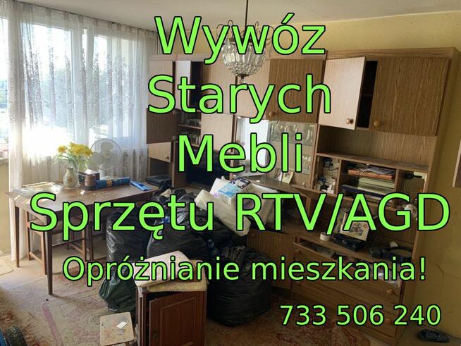 Opróżnianie mieszkania, wywóz mebli, śmieci, sprzętu RTV/AGD