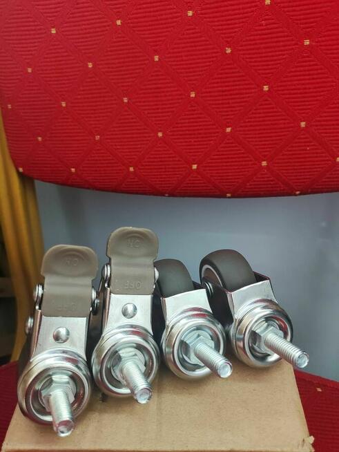 Kółka Meblowe obrotowe hamulec do mebli stołu fotela szafki