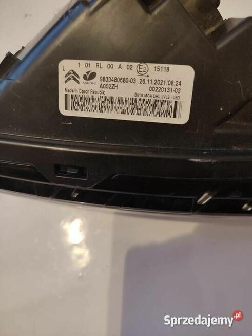 CITROEN C3 III LIFT 20- HALOGEN LED LEWY