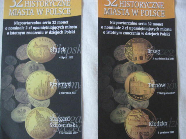 Okazja!!!2zł-4 monety Województw,+album+Foldery gratis