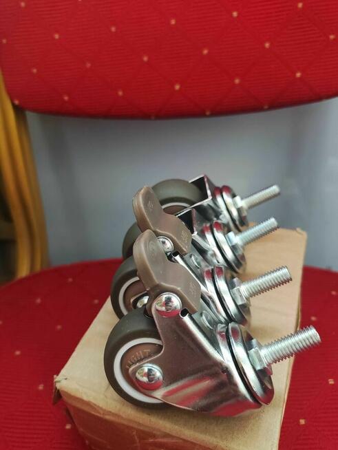 Kółka Meblowe obrotowe hamulec do mebli stołu fotela szafki