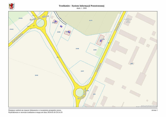 Działka z warunkami zabudowy pod park handlowy