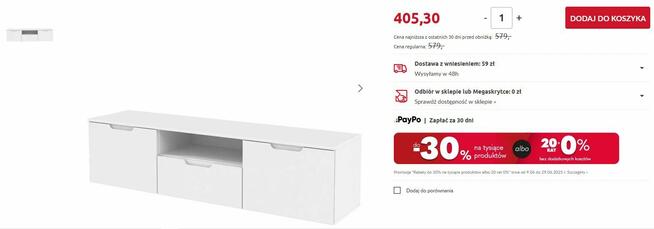 Szafka RTV Sienna, Agata Meble