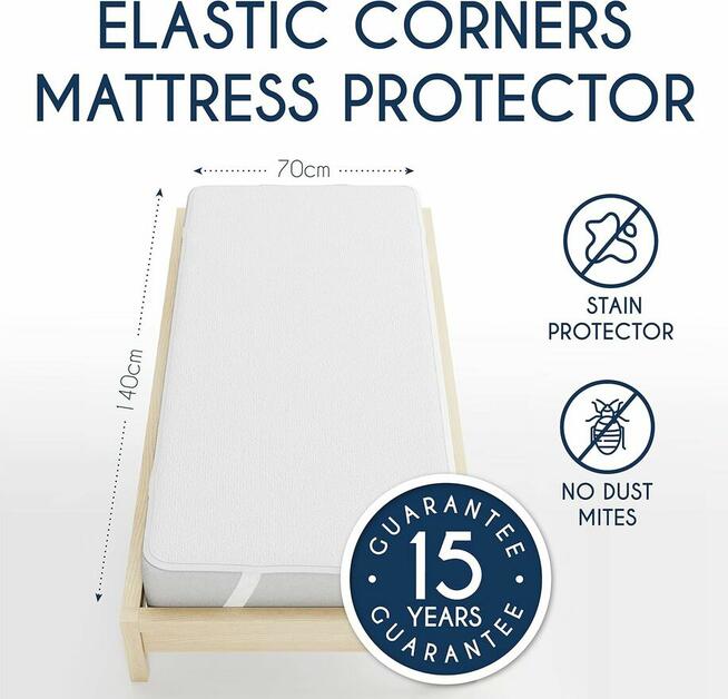 Wodoodporny Ochraniacz na materac Dreamzie 140x70 cm