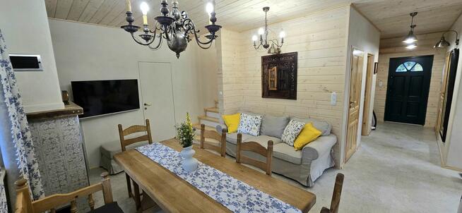 Dom nad jeziorem, urlop, wakacje, Serwy