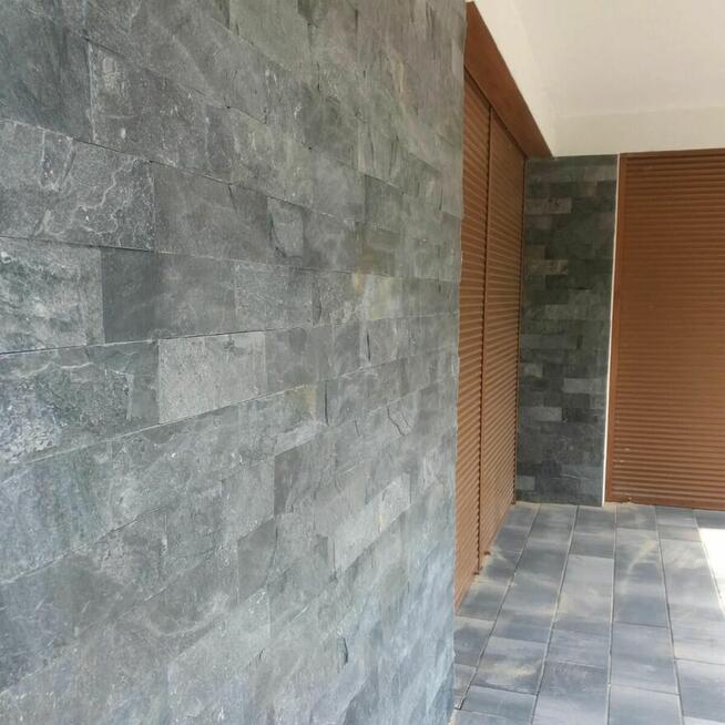 Płytki Kwarcyt Silver Grey naturalny 10x30x0,8-1,3 cm