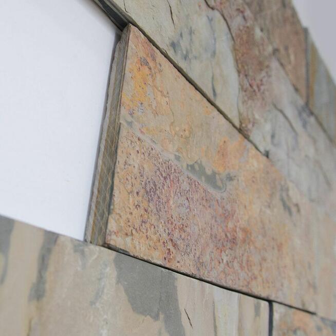 Płytki Łupek Indian Autumn naturalny 10x30x0,8-1,3 cm