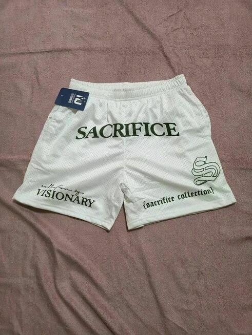 Szorty Sacrifice poliestrowe Białe Roz.S  1/2 Ceny