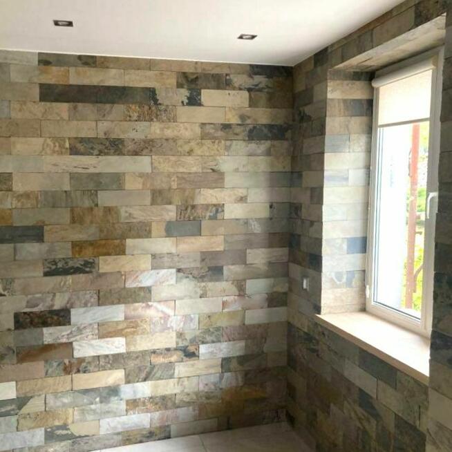 Płytki Łupek Indian Autumn naturalny 10x30x0,8-1,3 cm