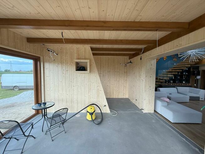 Tarasy, Elewacje z drewna