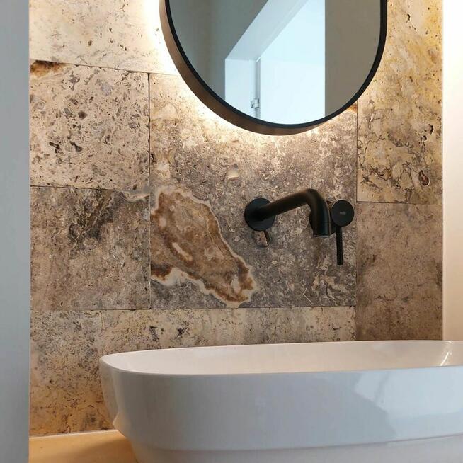 Płytki Trawertyn Silver Ash bębnowany komplet 0,742 m2