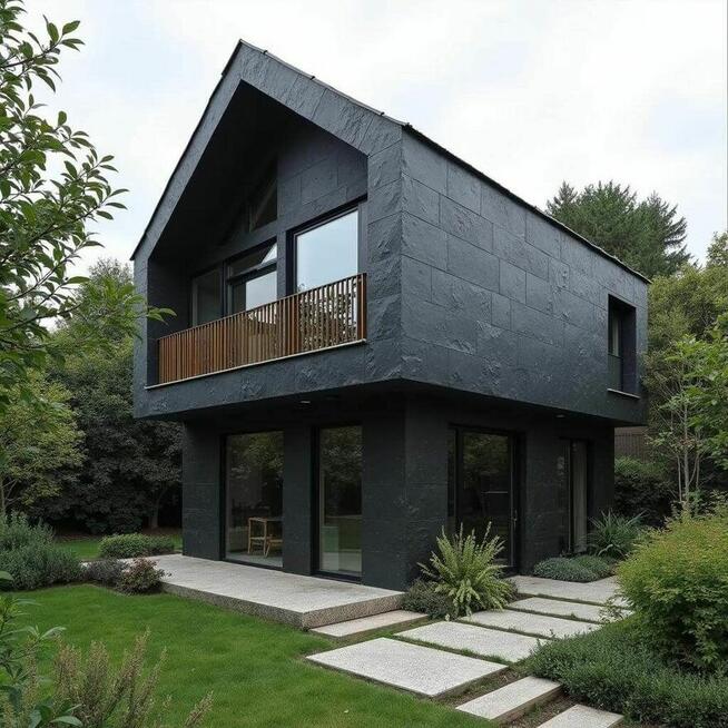 Płytki Łupek Black Slate naturalny 60x40x0,9-1,2 cm