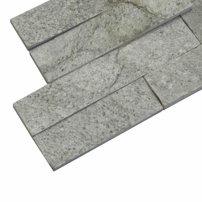 Panel kamienny Stackstone Silver Grey 60x15x1-2 cm