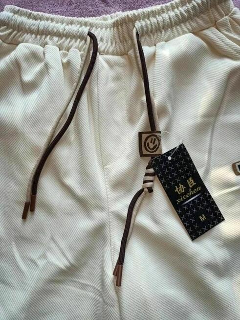 Szorty Since 1978 Bawełniane Premium Jasny Beż Roz.S