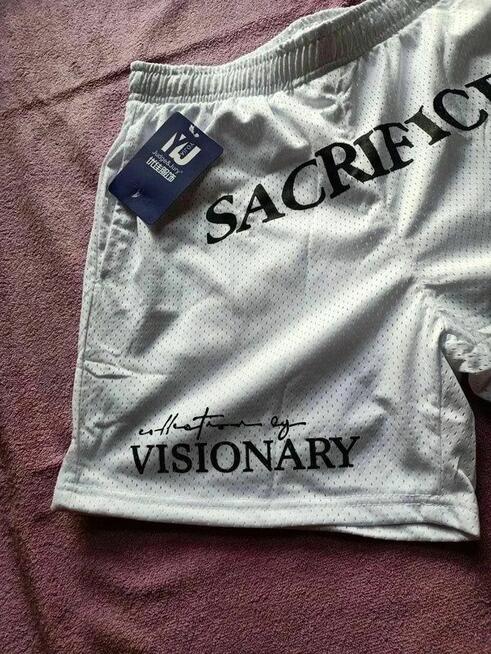 Szorty Sacrifice poliestrowe Białe Roz.S 1/2 Ceny