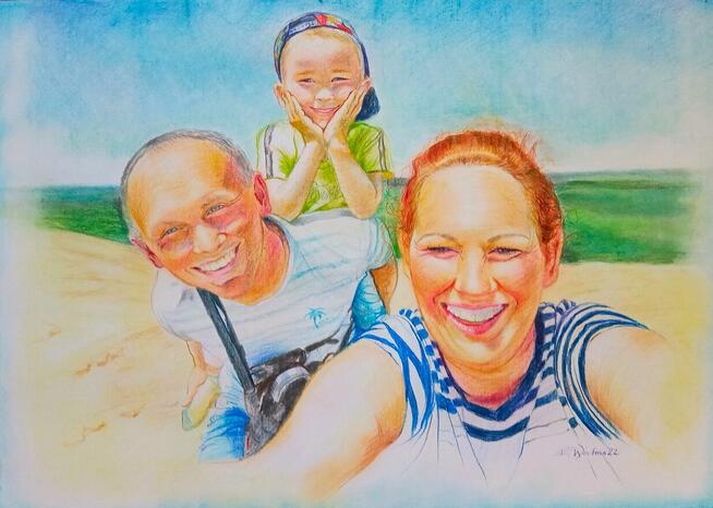 Wykonam Portret Karykaturę Odręcznie lub Cyfrowo