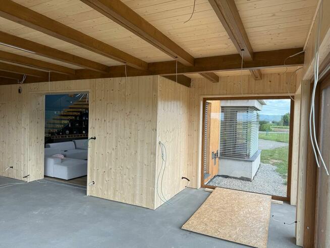 Tarasy, Elewacje z drewna