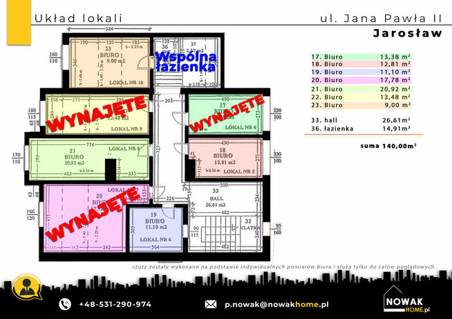 Ogłoszenie – Lokale biurowe do wynajęcia | Globus | Centrum