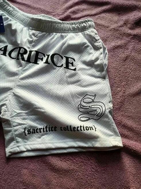 Szorty Sacrifice poliestrowe Białe Roz.S 1/2 Ceny