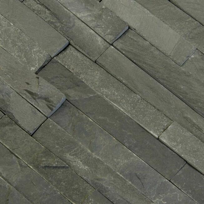 Panel ścienny Łupek Stackstone Black 10x36x0,8-1,3 cm