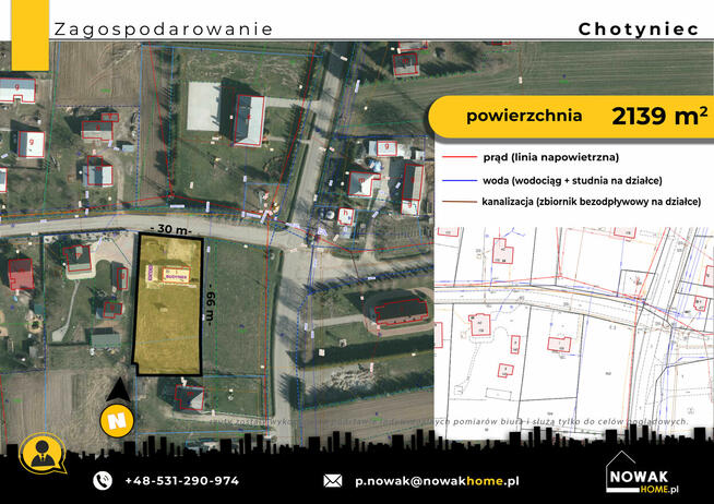 Budynek handlowo-usługowy w centrum Chotyńca