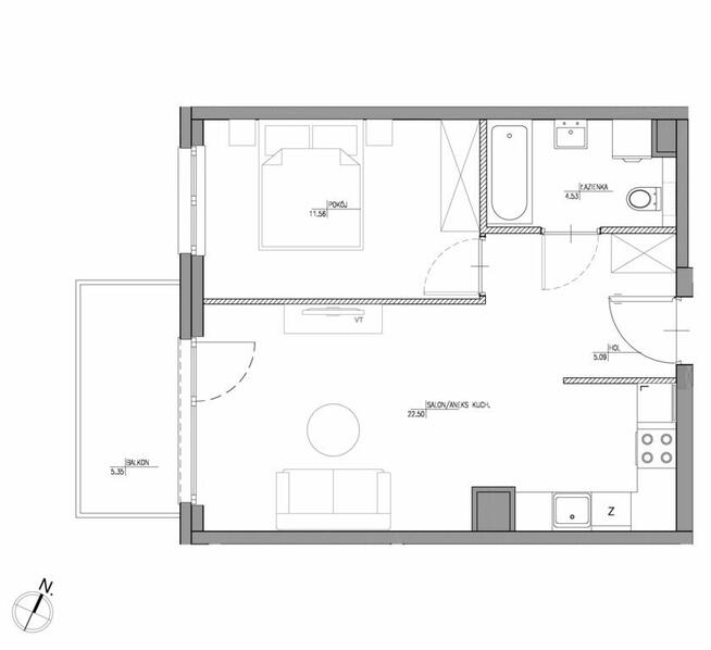 KAMERALNE | M2 | KLIMATYCZNE | BALKON