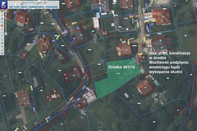 Buduj od zaraz! 972m² z MPZP, Media w drodze