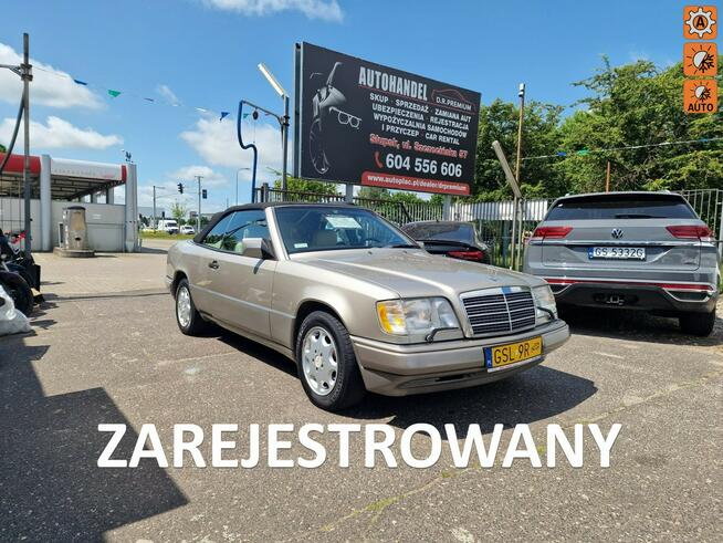 Mercedes E 320 A124 E320 3.2 Benzyna 220 KM, Skóra, Klimatyzacja, Alufelgi, CABRIO